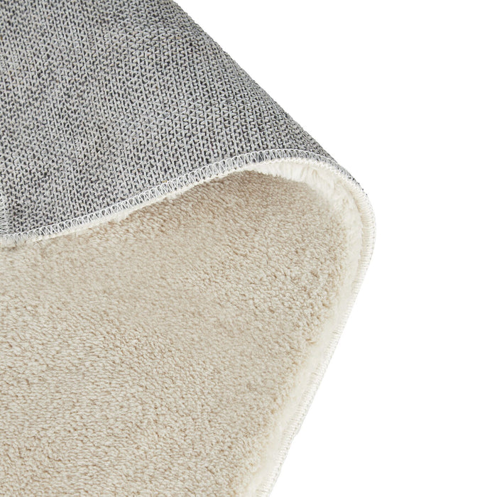 tectake® Kortpolig vloerkleed Soft Zone 120 x 170 cm - Beige