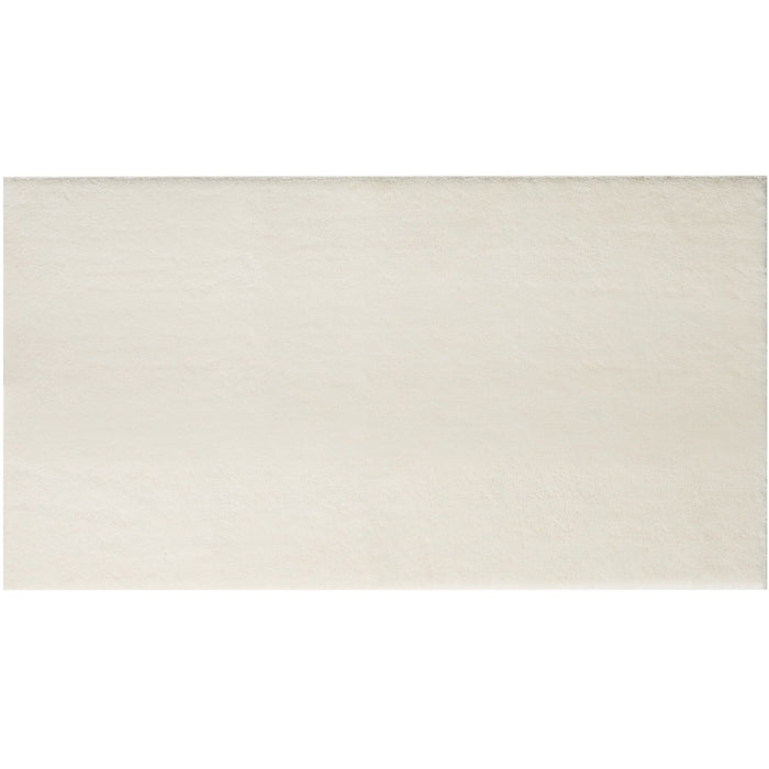tectake® Kortpolig vloerkleed Soft Zone 80 x 150 cm - Crème