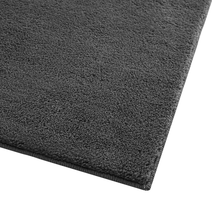 tectake® Kortpolig vloerkleed Soft Zone 120 x 170 cm - Antraciet