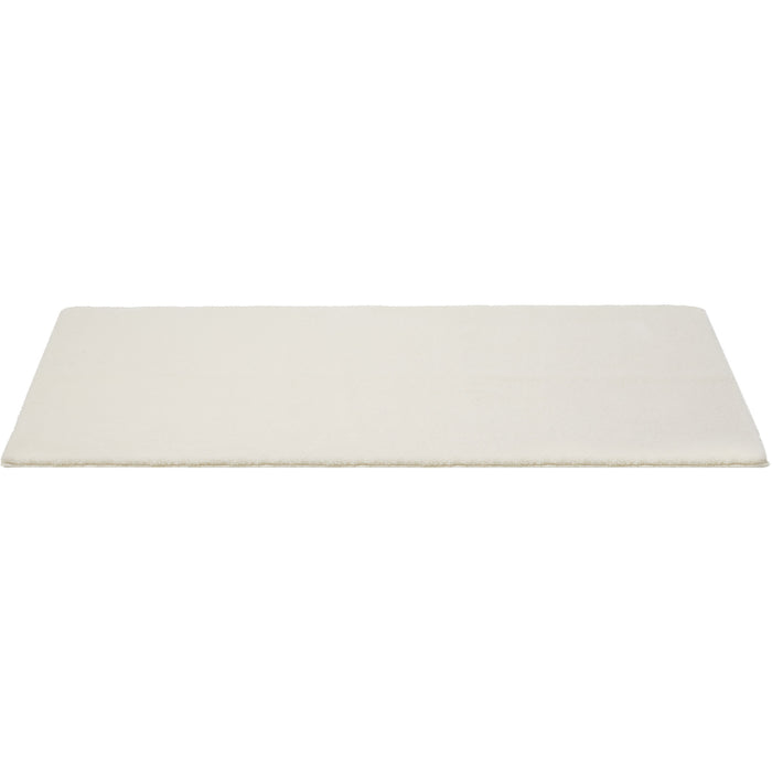 tectake® Kortpolig vloerkleed Soft Zone 80 x 150 cm - Crème