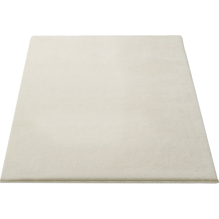 tectake® Kortpolig vloerkleed Soft Zone 80 x 150 cm - Crème
