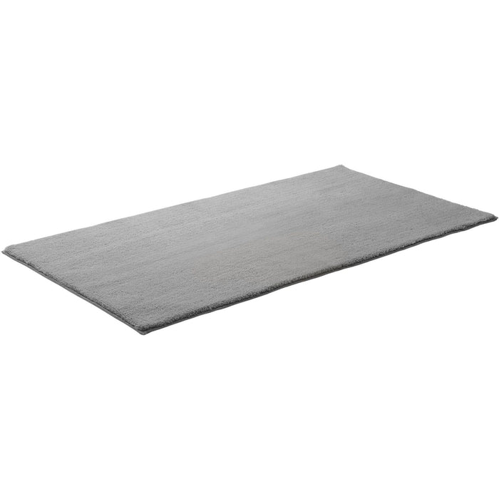 tectake® Kortpolig vloerkleed Soft Zone 60 x 110 cm - Grijs