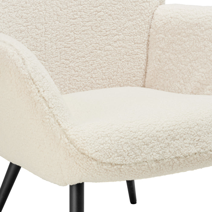 tectake® Fauteuil Hygge gestoffeerd, ergonomisch, draagkracht 150 kg