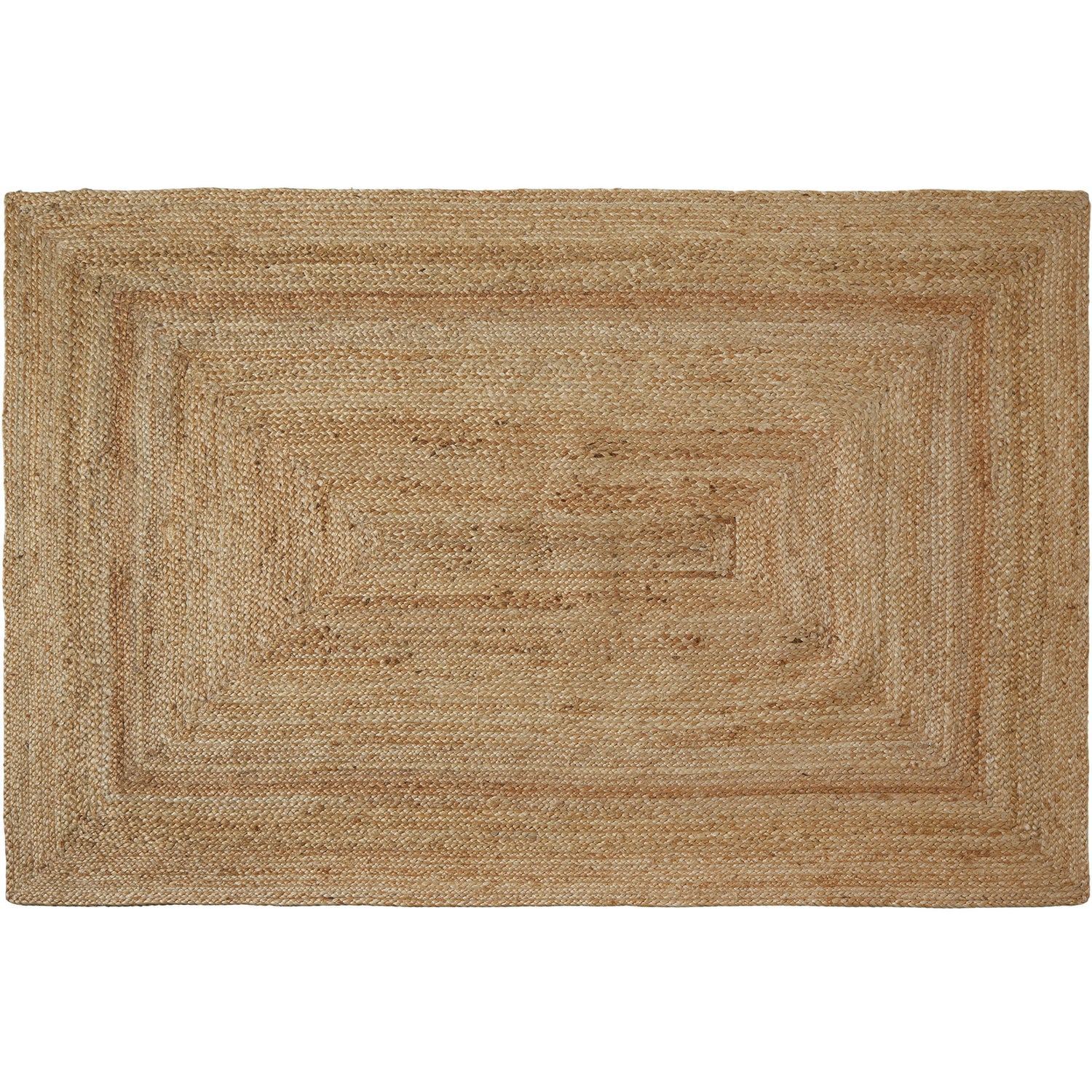 tectake® Handgeweven vloerkleed Glim van jute, boho-stijl 160 x 230 cm