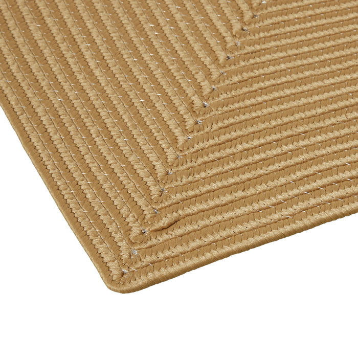 tectake® Gevlochten vloerkleed Raya in jute-look 200 x 290 cm - Bruin