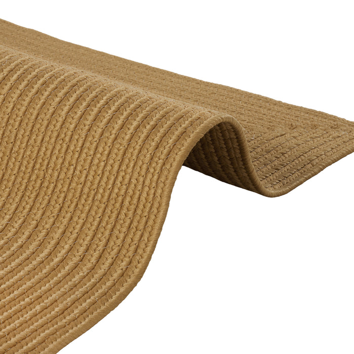 tectake® Gevlochten vloerkleed Raya in jute-look 200 x 290 cm - Bruin