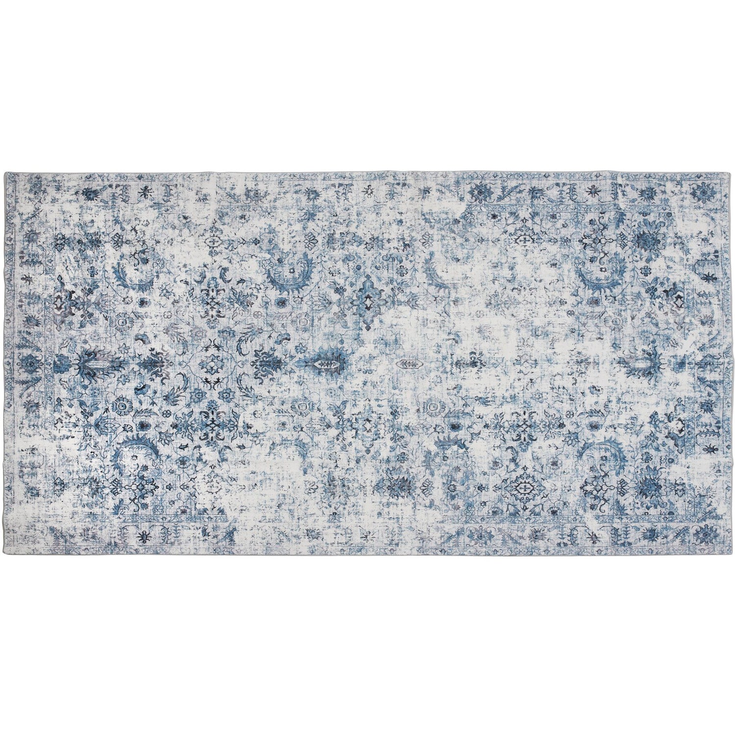 tectake® Vintage design vloerkleed Amara, laagpolig 80 x 150 cm