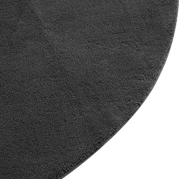 tectake® Kortpolig vloerkleed Soft Zone - Antraciet