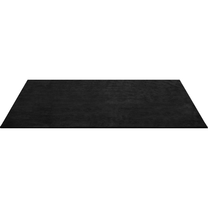 tectake® Kortpolig vloerkleed Soft Zone 160 x 230 cm - Zwart