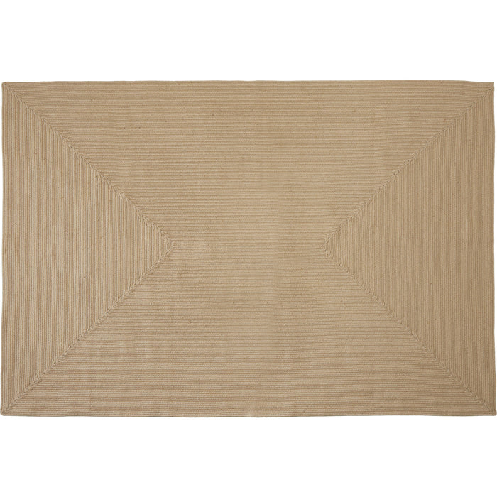 tectake® Gevlochten vloerkleed Vibe van jute, boho-stijl 160 x 230 cm