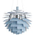 PH Artichoke hanglamp Ø600 Chrome Plated Dusty Blue