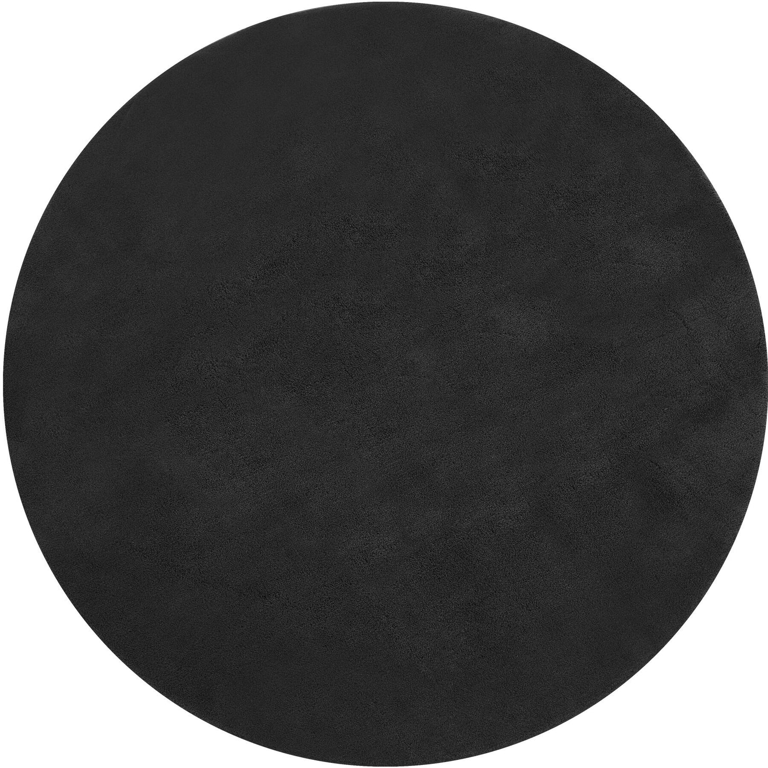 tectake® Kortpolig vloerkleed Soft Zone - Zwart