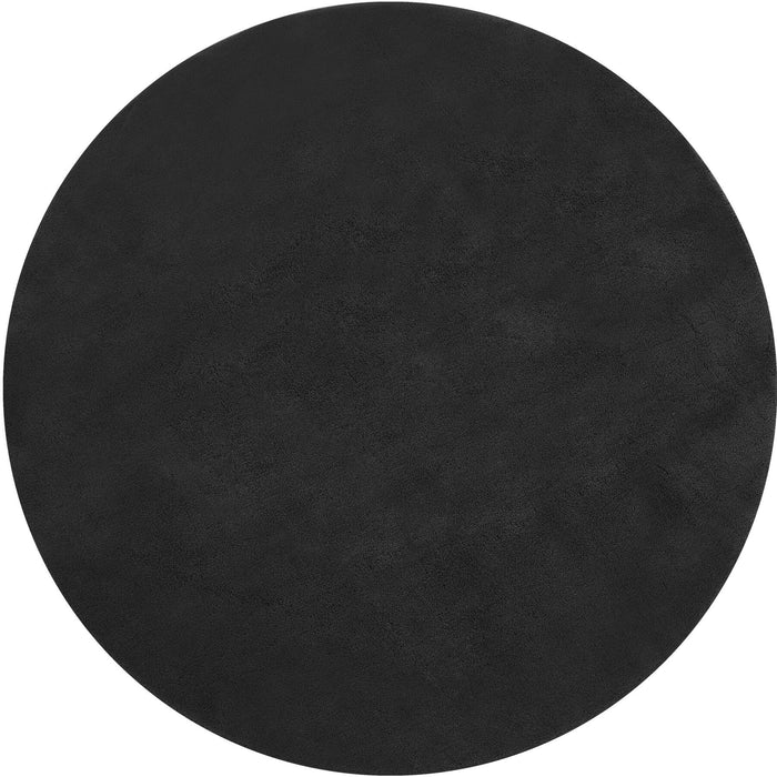 tectake® Kortpolig vloerkleed Soft Zone - Zwart