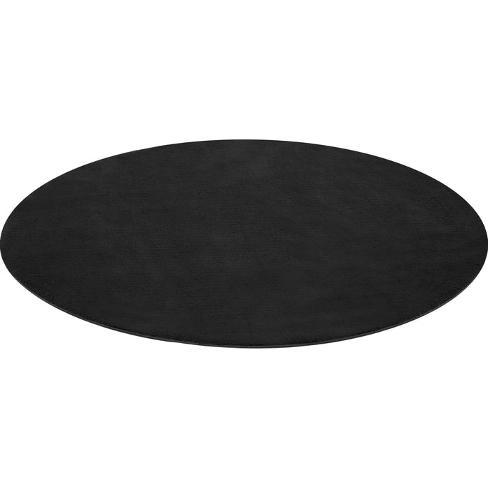 tectake® Kortpolig vloerkleed Soft Zone - Zwart