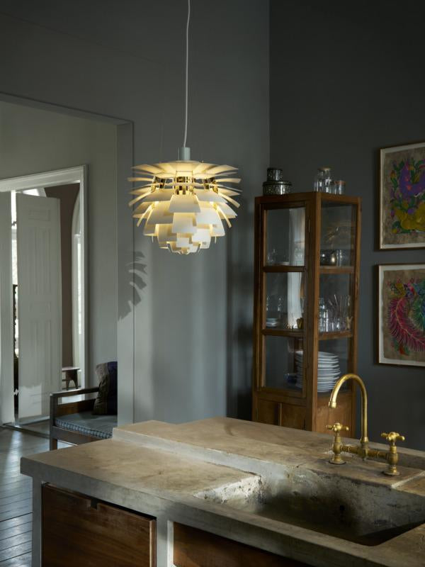 PH Artichoke hanglamp Ø600 Brass Metallised Dusty Green