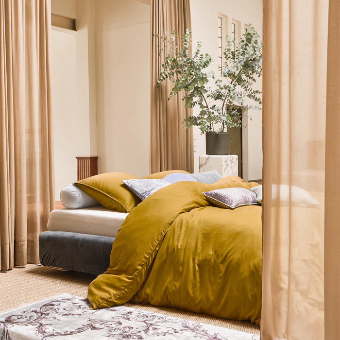 Essenza Minte Dekbedovertrek 200 x 220 cm - Olive