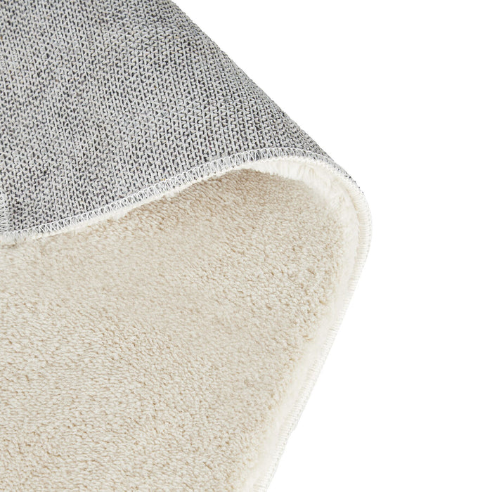 tectake® Kortpolig vloerkleed Soft Zone 60 x 110 cm - Crème