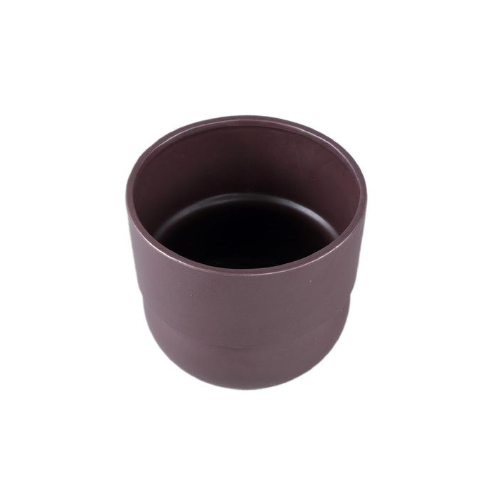 PTMD Bloempot Carolinee - 17x17x15 cm - Keramiek - Paars