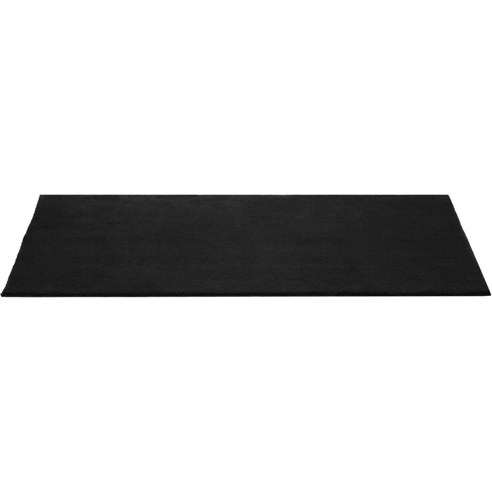 tectake® Kortpolig vloerkleed Soft Zone 60 x 110 cm - Zwart