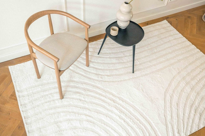 Interieur05 Scandinavisch vloerkleed Vidar creme|wit - 140 x 200 cm