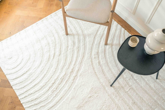 Interieur05 Scandinavisch vloerkleed Vidar creme|wit - 140 x 200 cm