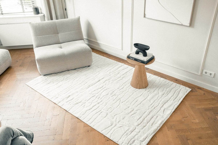 Interieur05 Scandinavisch vloerkleed Bjorn creme|wit - 240 x 330 cm