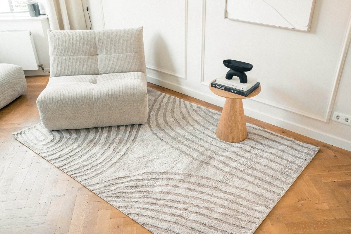 Interieur05 Scandinavisch vloerkleed Vidar zand - 200 x 280 cm