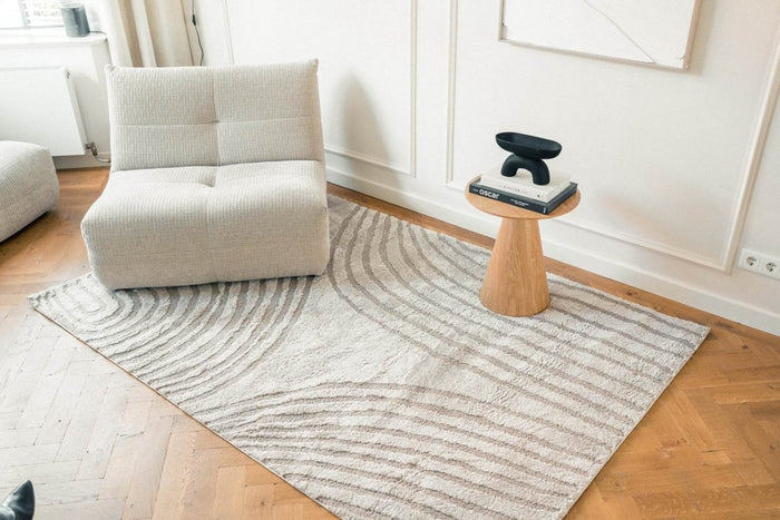 Interieur05 Scandinavisch vloerkleed Vidar zand - 200 x 280 cm