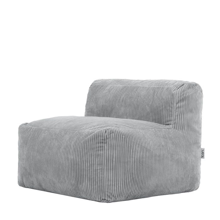 icon Zen Modulaire Bank Element - Stoel - Ribfluweel - Grijs
