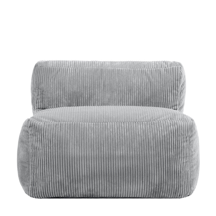 icon Zen Modulaire Bank Element - Stoel - Ribfluweel - Grijs