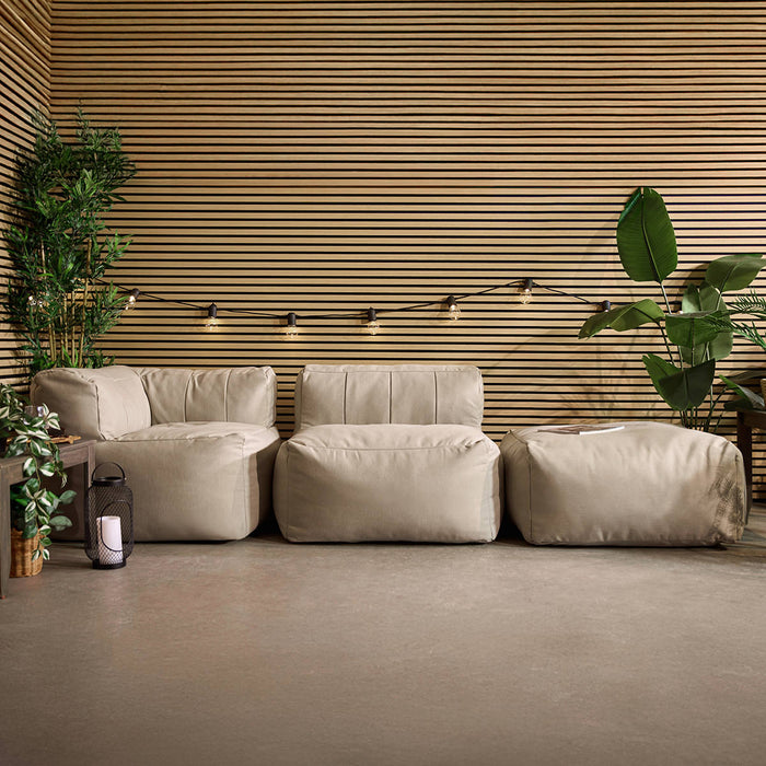 icon Zen Modulaire Bank Element - Hocker - Olefin - Beige