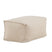 Rebellenclub Fichi Loungekussen Hocker - Beige