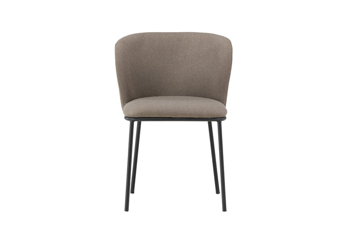 Rebellenclub Ika Eetkamerstoel - Set van 2 - Taupe
