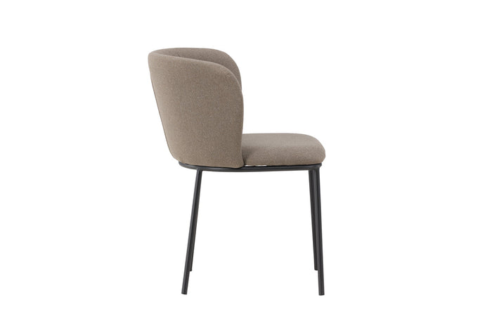 Rebellenclub Ika Eetkamerstoel - Set van 2 - Taupe