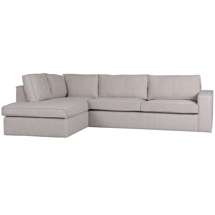 WOOOD Hoekbank Links Hajo - Boucle - Naturel