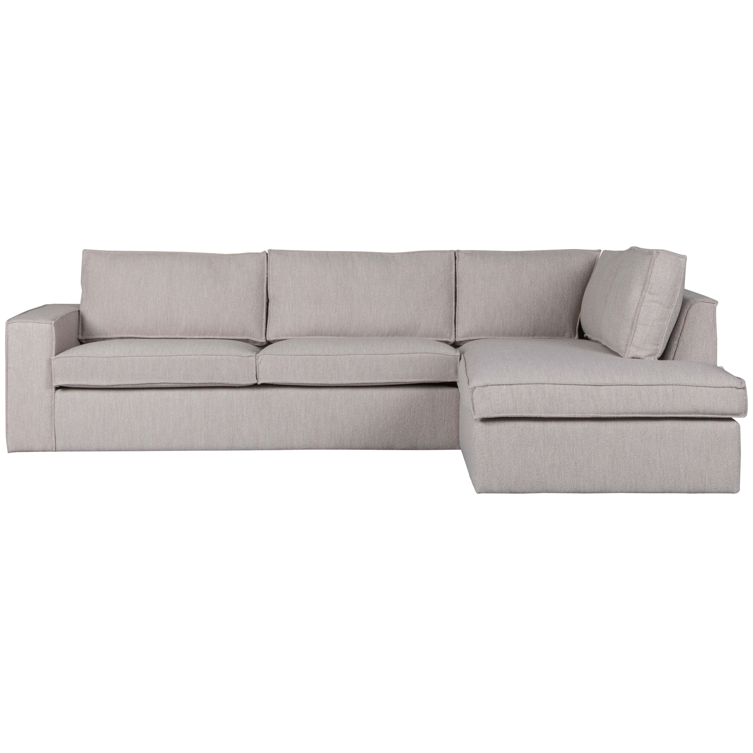 WOOOD Hoekbank Rechts Hajo - Boucle - Naturel