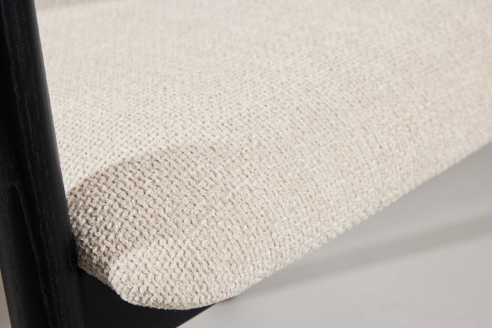 Rebellenclub Loima Eetkamerstoel - Set van 2 - Zwart