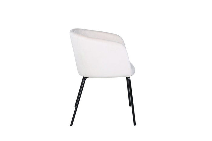 Rebellenclub Cerreto Eetkamerstoel - Beige Velours