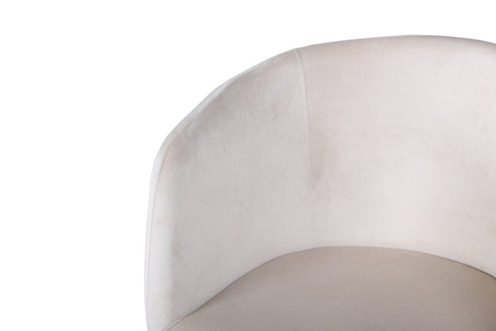 Rebellenclub Cerreto Eetkamerstoel - Beige Velours