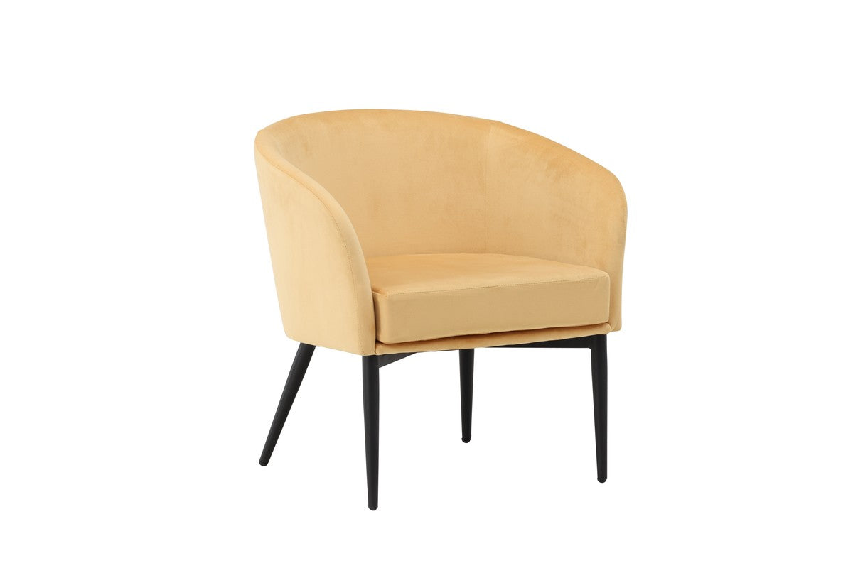 Rebellenclub Minerva Fauteuil - Geel Velours