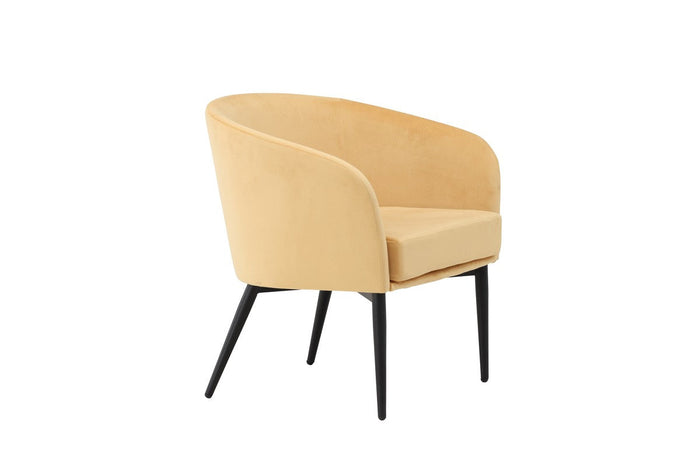Rebellenclub Minerva Fauteuil - Geel Velours