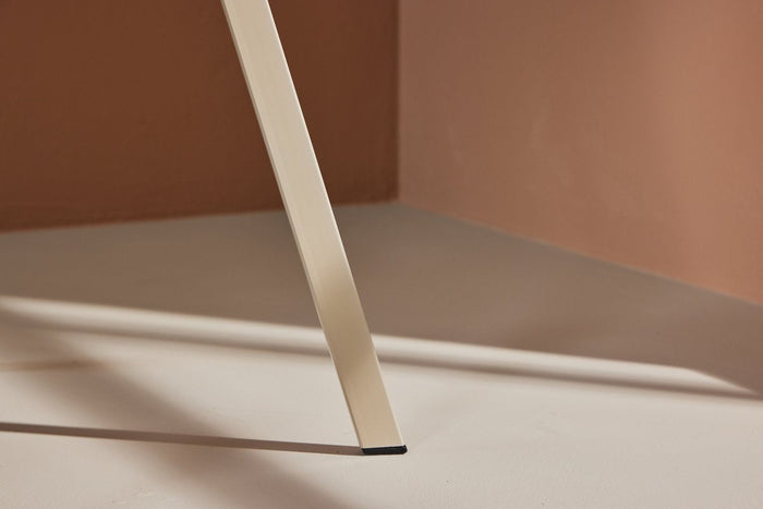 Rebellenclub Nesna Eetkamerstoel - Set van 2 - Beige met beige poten