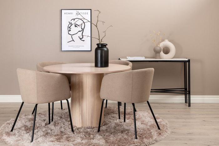 Rebellenclub Cerreto Eetkamerstoel - Beige