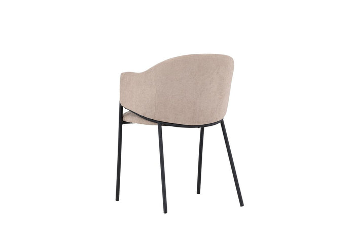 Rebellenclub Afi Eetkamerstoel - set van 2 - Beige Velours