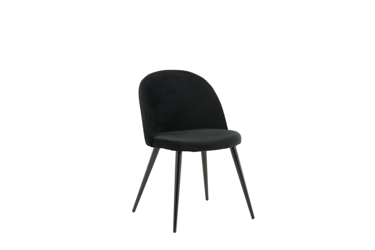 Rebellenclub Carzorla Eetkamerstoel - Set van 2 - Zwart