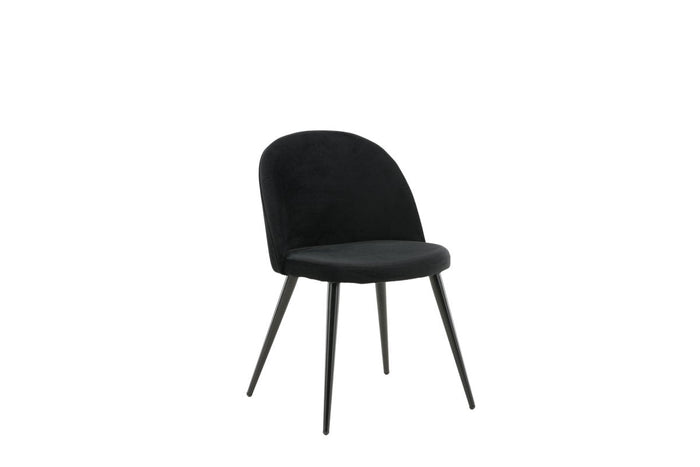Rebellenclub Carzorla Eetkamerstoel - Set van 2 - Zwart