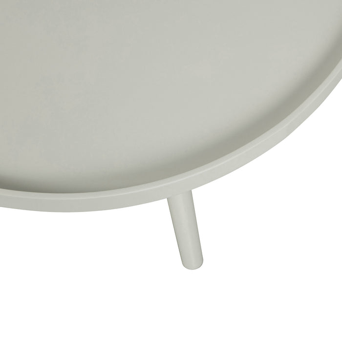 WOOOD Mesa Bijzettafel H 34 x Ø 60 cm - Antique Beige