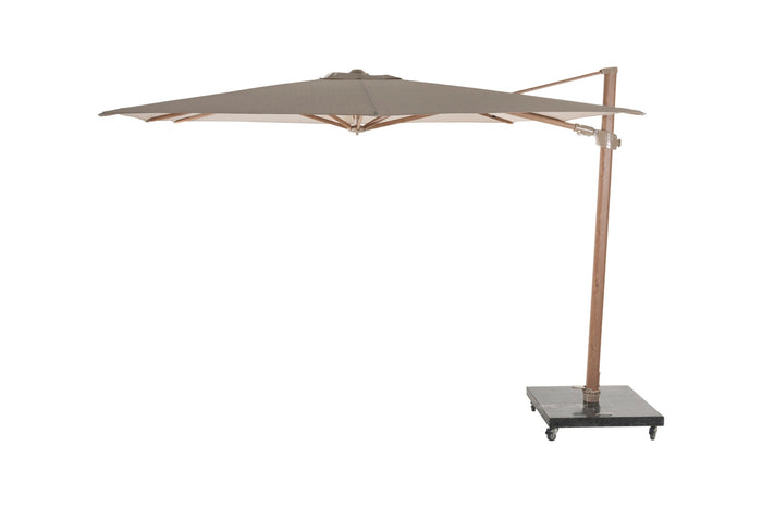 4-Seasons zweefparasol Siesta 300 x 300 cm - Woodlook|Sand