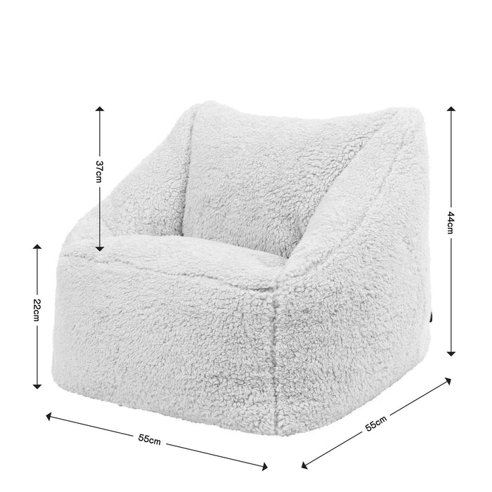 icon Natalia Kinderzitzak Fauteuil - Teddy - Blauw