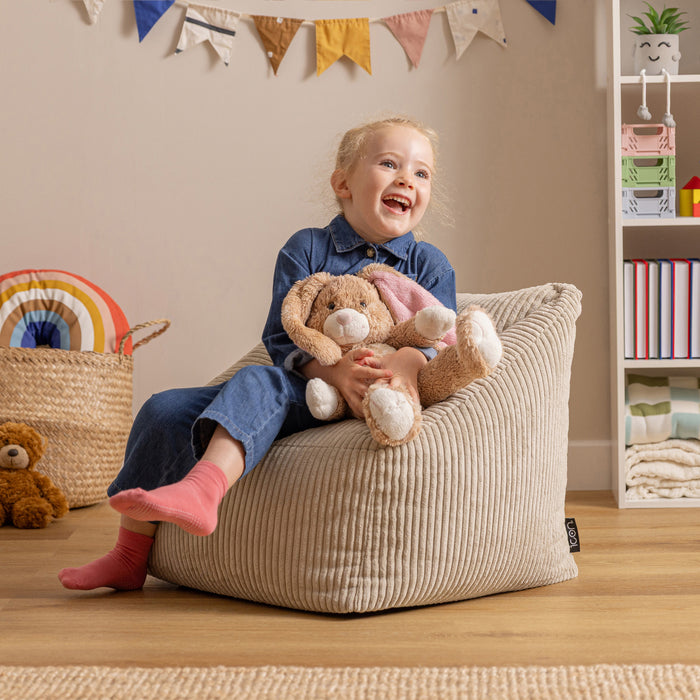 icon Natalia Kinderzitzak Fauteuil - Ribfluweel - Beige